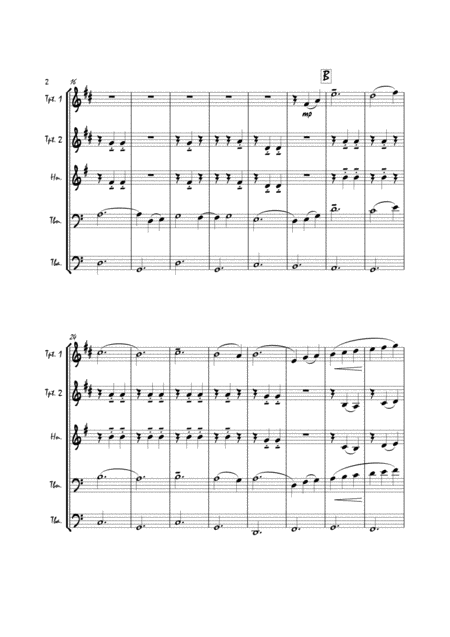 Je Te Veux Brass Quintet Page 2