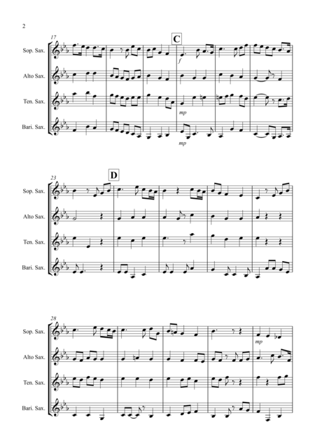 Jerusalem For Saxophone Quartet Page 2