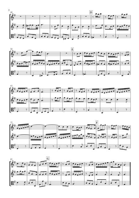 Jesu Jesu From Brockes Passion Hwv 48 For Two Violins Viola Page 2