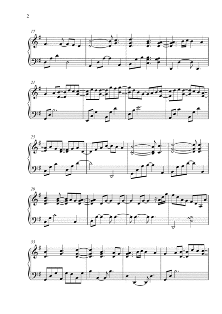 Jesus Joy Of Mans Desiring Christmas Piano Solo Page 2