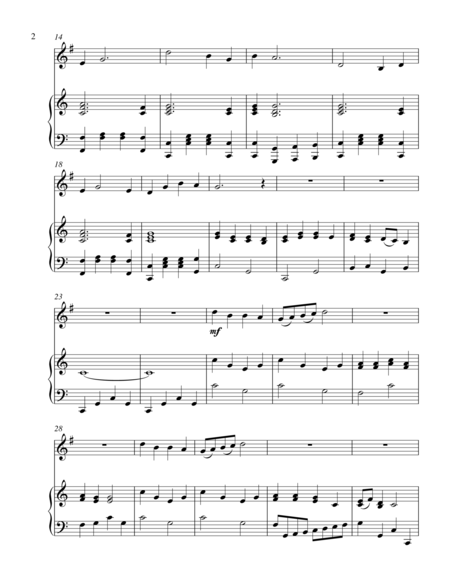 Jesus Loves Me Treble F Instrument Solo Page 2