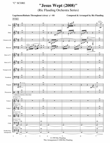 Jesus Wept Orchestra Page 2