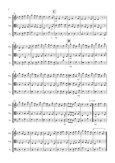 Jills Jig For String Trio Page 2