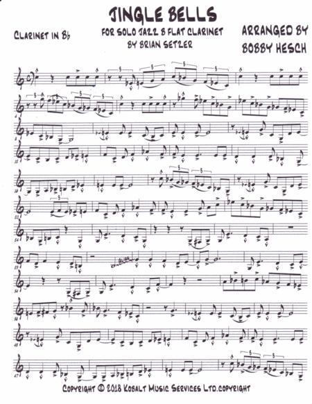 Jingle Bells For Solo Jazz B Flat Clarinet Page 2