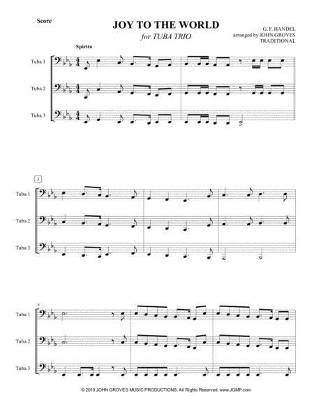 Joy To The World Tuba Trio Page 2