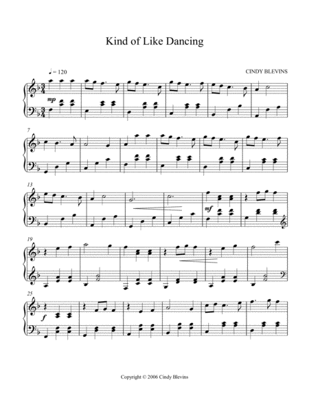 Kind Of Like Dancing An Original Piano Solo From My Piano Book Windmills Page 2