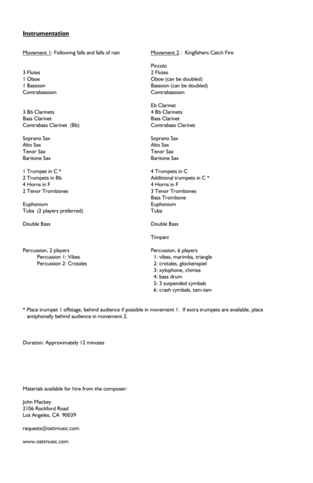 Kingfishers Catch Fire Full Band Score Page 2