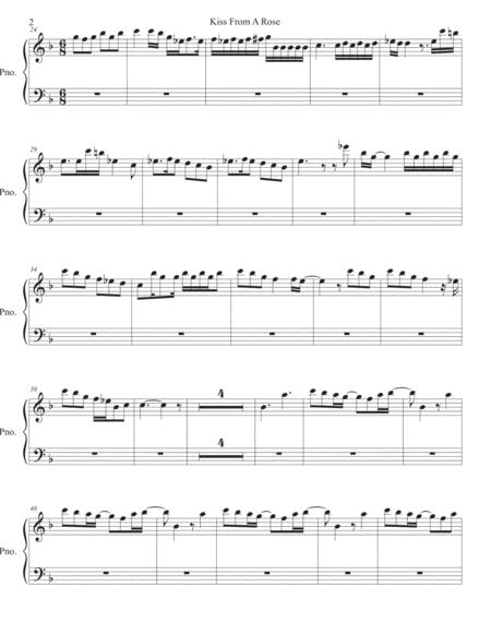 Kiss From A Rose Piano Page 2