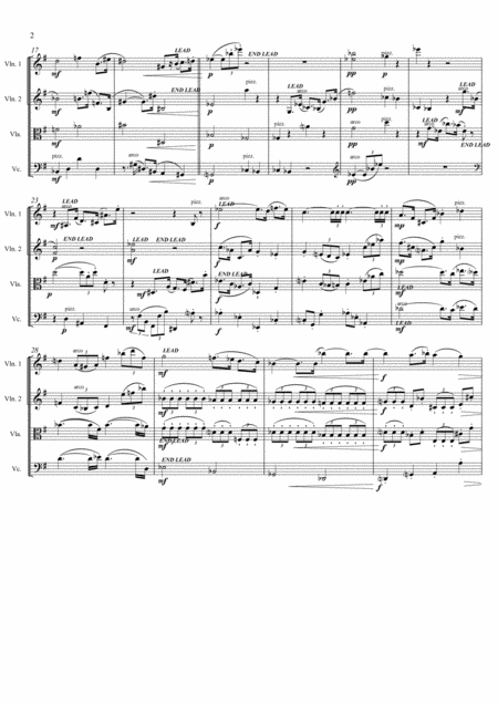 Knights Pilgrimage For String Quartet Page 2