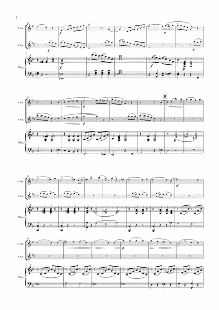 Konzertstck No 2 Op 114 Arranged For 2 Saxophones And Piano Page 2