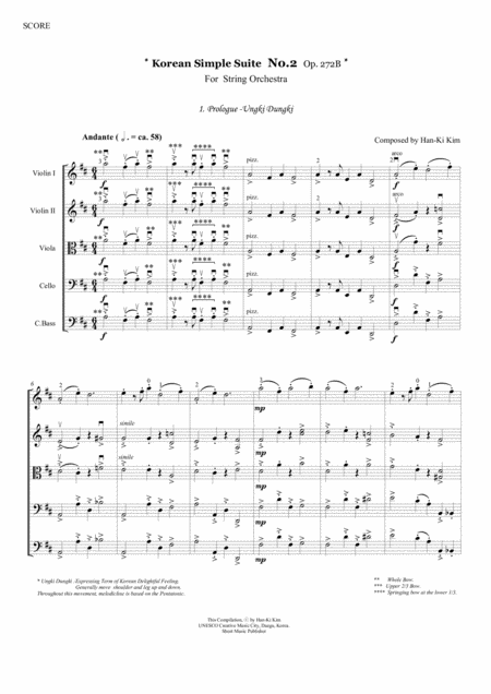 Korean Simple Suite No 2 For String Orchestra Page 2