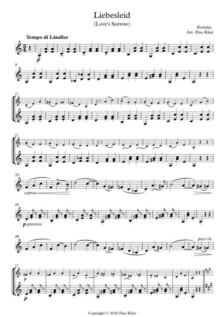 Kreisler Liebesleid 2nd Violin Accompaniment Page 2