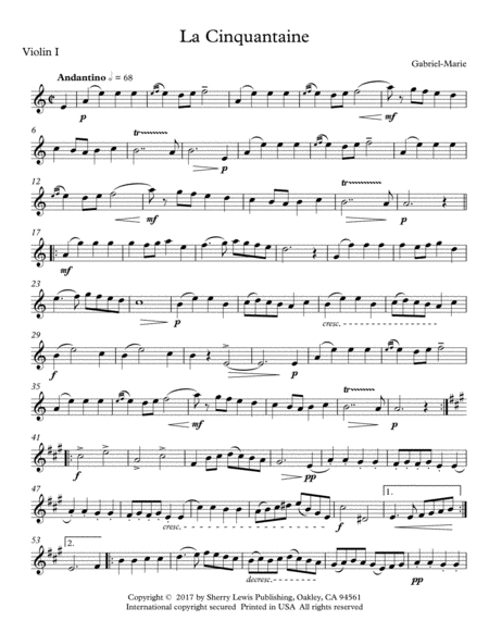 La Cinquantaine String Trio For String Trio Page 2