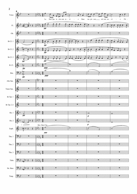 La Fleur Que Tu M Avais Jete From Carmen G Bizet Arranged For Tenor Solo And Concert Band Page 2