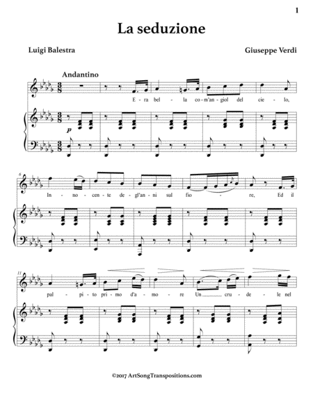 La Seduzione D Flat Major Page 2