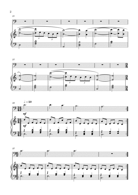 La Valse D Amlie For Trombone And Piano Yann Tiersen Page 2