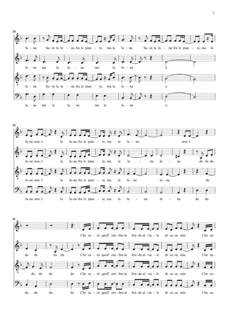 La Volpe By Ivano Fossati For Satb Choir Page 2