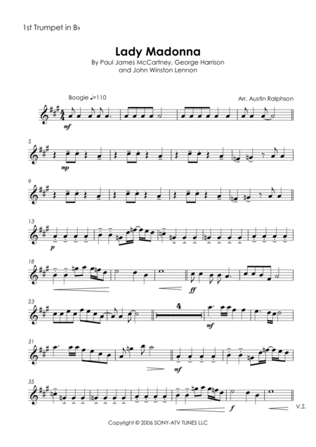 Lady Madonna Brass Quintet Page 2