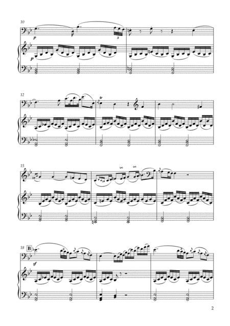 Largo E Cantabile From How Do You Do Op 33 5 Hob Iii 41 For Violoncello Piano Page 2