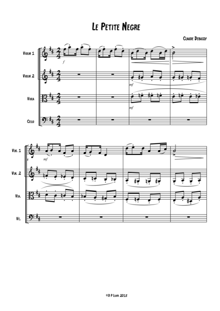 Le Petite Negre String Quartet Page 2