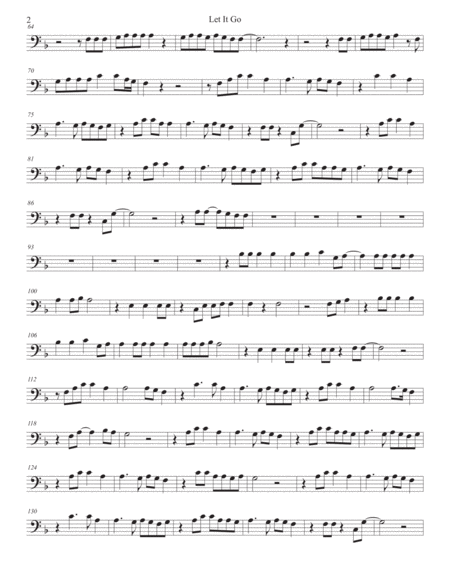 Let It Go Bassoon Page 2