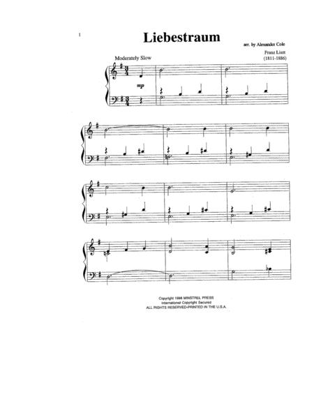 Liebestraum Easy Favorite Piano Solo Page 2