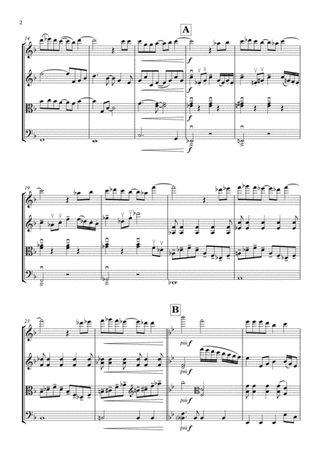 Life On Mars String Quartet Page 2