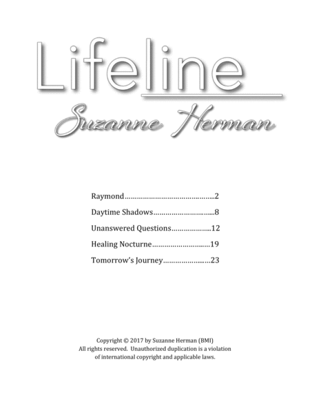 Lifeline Piano Solo Songbook Page 2