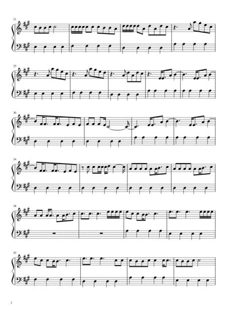 Lions Skillet Easy Piano Solo Page 2