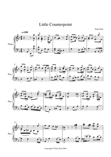 Little Counterpoint Page 2