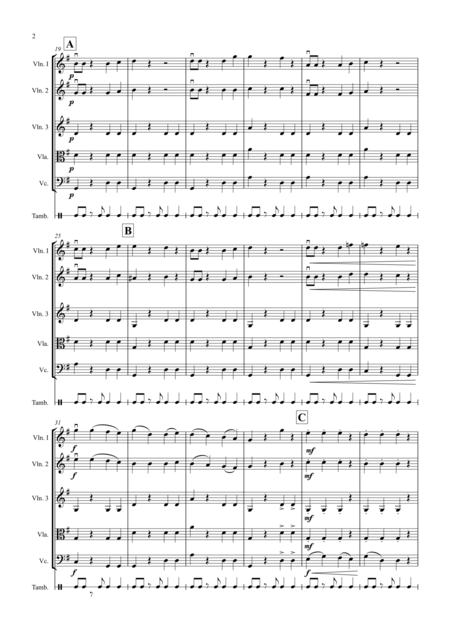 Little Tango For Beginning String Quartet Page 2