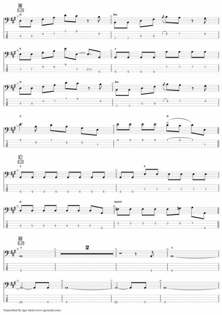 Long Away Queen John Deacon Complete And Accurate Bass Transcription Whit Tab Page 2