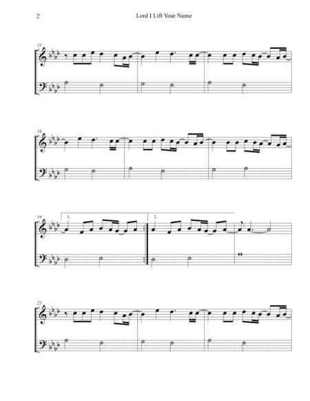 Lord I Lift Your Name On High Sheet Music Easy Page 2