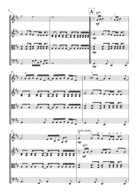 Lucky Man For String Quartet Page 2