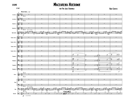 Macarena Hoedown For Big Band Jazz Ensemble Page 2