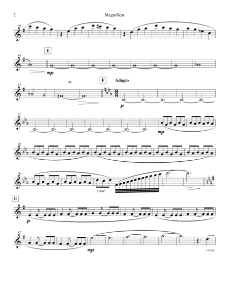 Magnificat Violin 1 Page 2