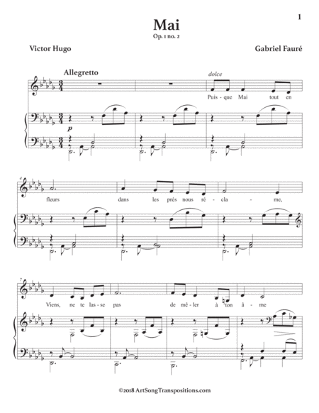 Mai Op 1 No 2 D Flat Major Page 2