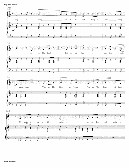 Make A Noise Children And Youth Choir Page 2