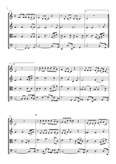 Make You Feel My Love String Quartet Score And Parts Page 2