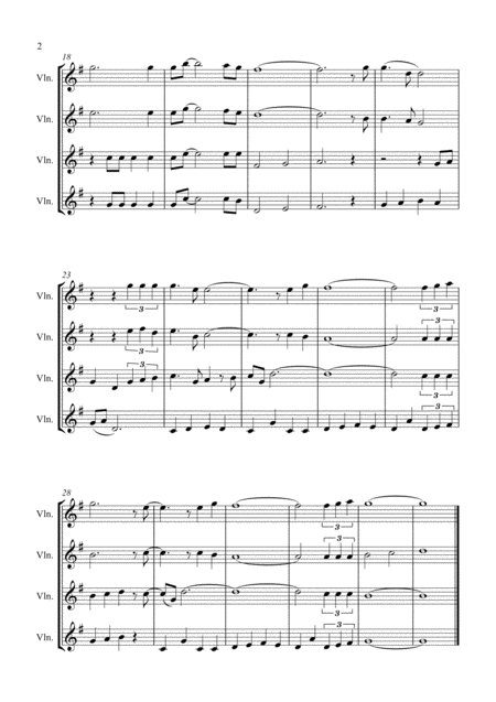 Maku E Mihi Atu Maori Nz Violin Quartet All Parts And Score Page 2