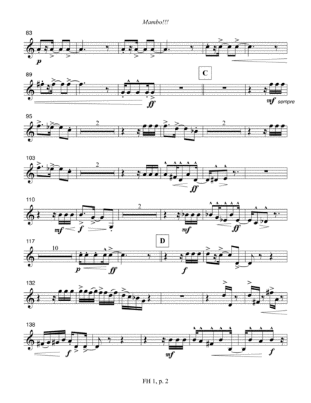 Mambo Horn 1 In F Part Page 2