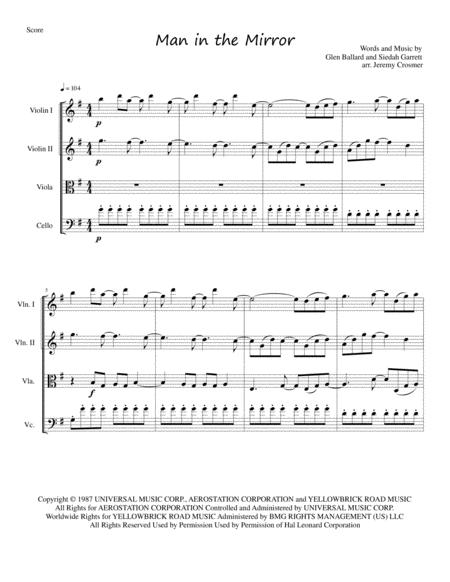 Man In The Mirror Michael Jackson String Quartet Page 2