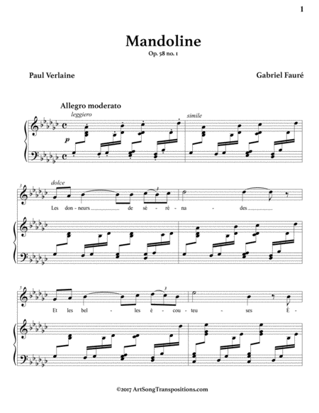 Mandoline Op 58 No 1 G Flat Major Page 2