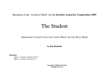 March The Student Rob Bushnell Brass Band Page 2