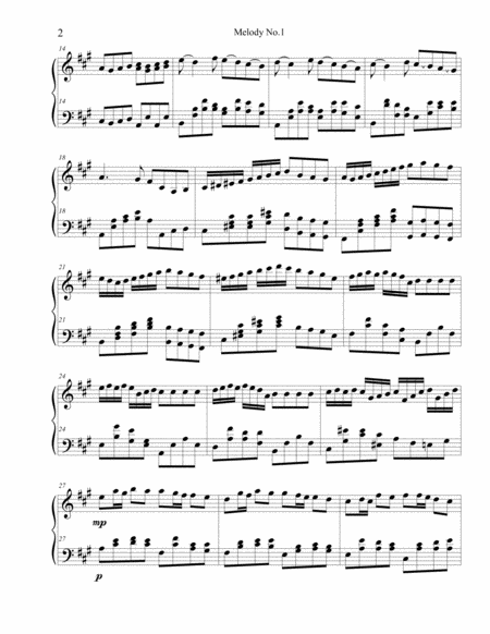 Melody No 1 Page 2