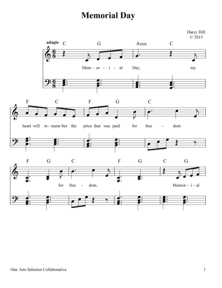 Memorial Day A Childrens Song Page 2