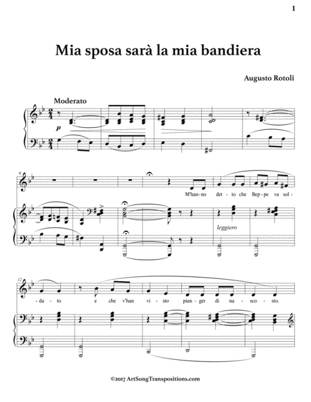 Mia Sposa Sar La Mia Bandiera G Minor Page 2