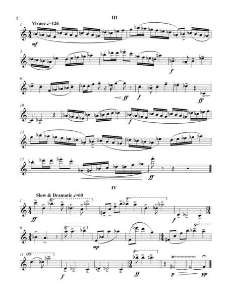 Micro Pieces For Unaccompanied Saxophone Page 2