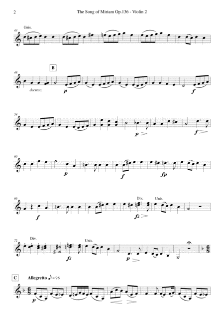 Minuet In G Arranged For Harp And Flute Page 2
