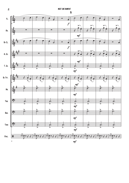 Mist On Dumyat Concert Band Small Page 2